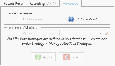 Advanced tab